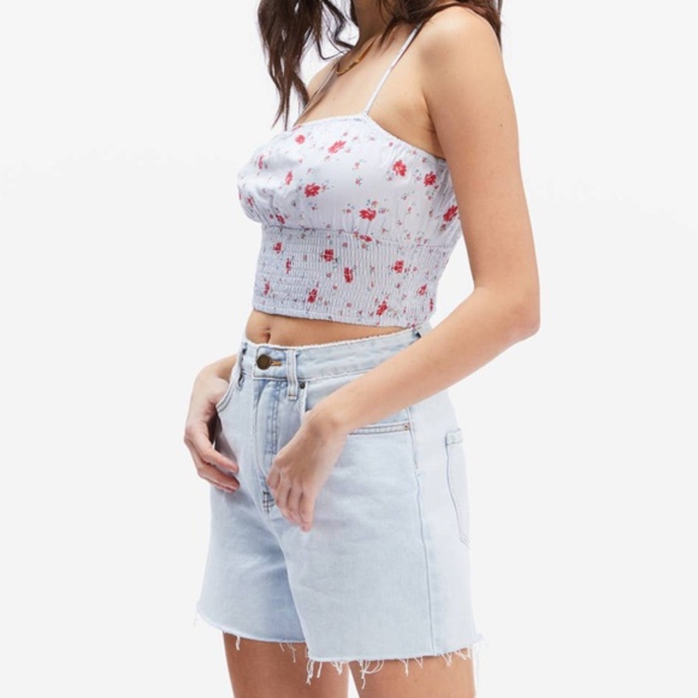 Billabong Floral Light Blue  Women's Top